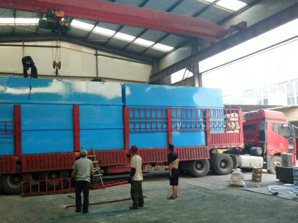 清洗污水处理设备发货现场