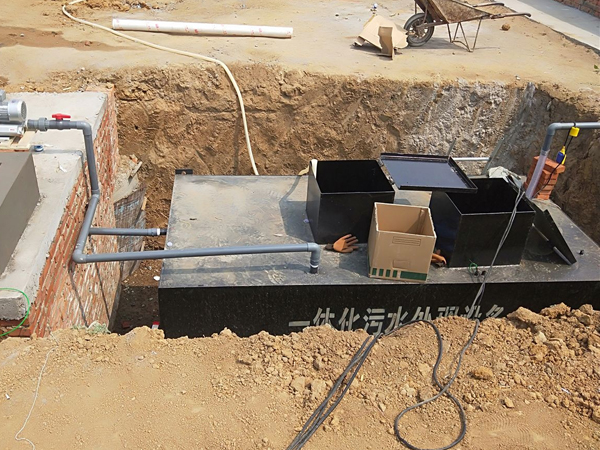 山东污水处理设备安装现场